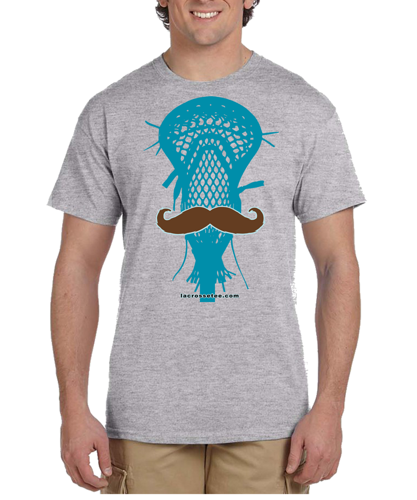 013 Mustache Lacrosse short sleeve tee-shirt