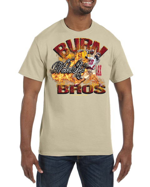 004 Burn Bros Lacrosse short sleeve Tee-shirt
